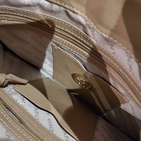 DKNY Orange Saffiano Crossbody- 2 way 🧡 - Picture 7 of 11